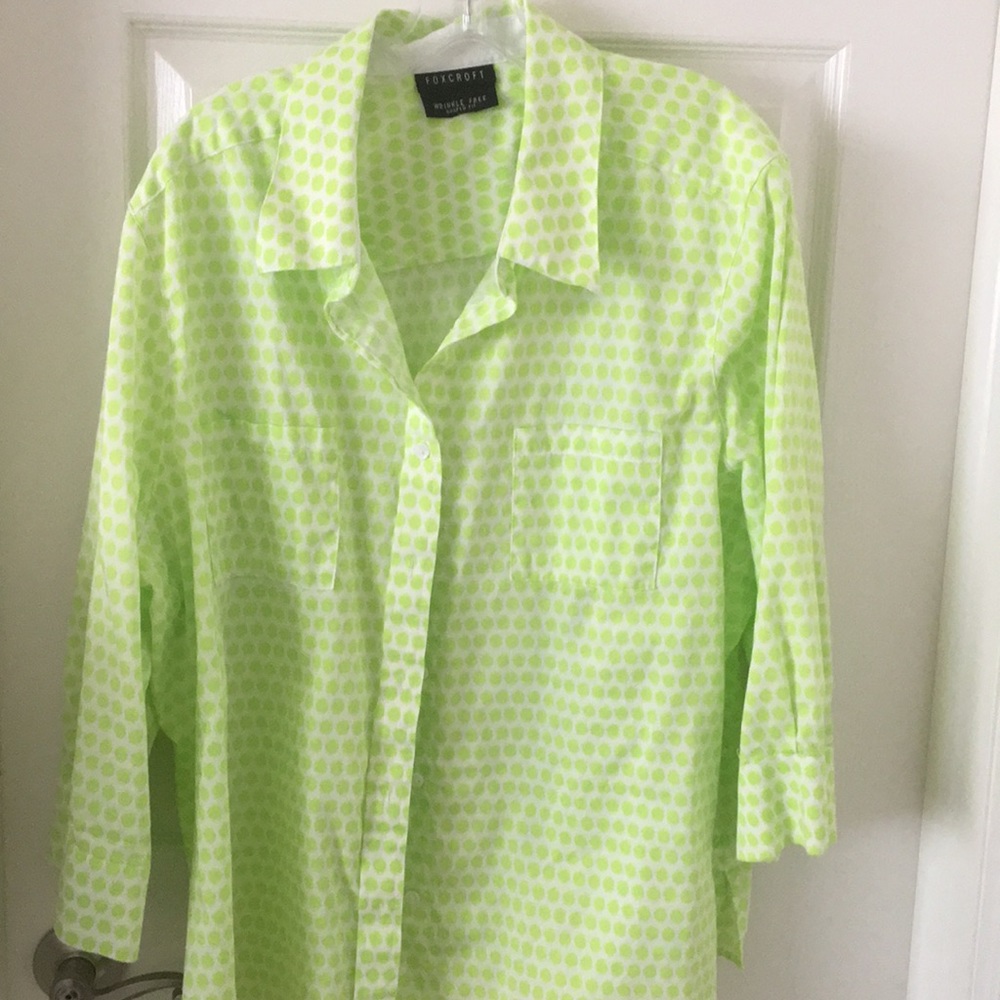 Polka dot blouse